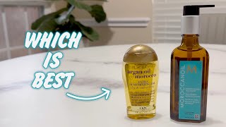 OGX Argan Oil of Morocco vs Moroccanoil Treatment The Ultimate Hair Care Showdown Revealed [upl. by Durarte]