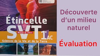 SVT 1 AC Observation d’un milieu naturel Évaluation [upl. by Annasiul]