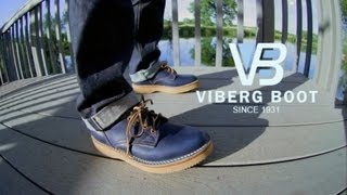 Viberg Boot  Oxford Blue Latigo Beige 2060 Sole 110 Last Version 2 [upl. by Dev]