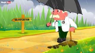 Doctor Foster  English Nursery Rhymes  CartoonAnimated Rhymes For Kids [upl. by Esinahs730]