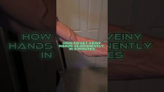 How to get veiny hands permanently in 3 minutes 😱✨️ shorts [upl. by Enwahs720]