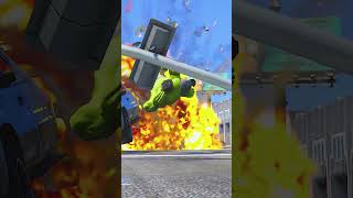 Hulk vs Abomination 3 HEAD shorts [upl. by Eicyaj]