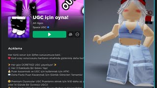 UGC için oyna roblox kodları tümü [upl. by Akiam]