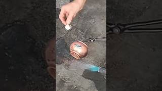 Coppersmithing the steps of whitening copper dishes😍🇮🇷short shorts copperware copperstill [upl. by Dodwell]