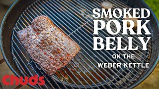 How to Cook Texas Style Pork Belly on the Weber Kettle  Chuds BBQ [upl. by Herr42]