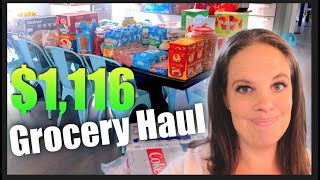 Grocery Haul OCTOBER One Month of Food for a Large Family [upl. by Mientao]