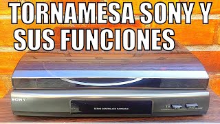 TORNAMESA SONY Y SUS FUNCIONES [upl. by Thormora]