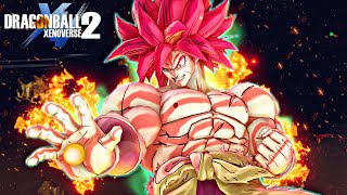 New Broly Super Saiyan God The Wrathful God Pack  Dragon Ball Xenoverse 2 Mod [upl. by Polash787]