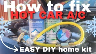 Car Service How to fix Car Aircon Car AC blowing hot Fix [upl. by Lauralee]