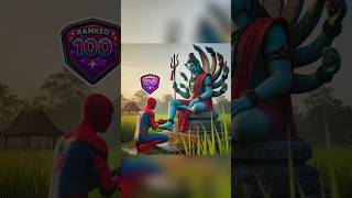 SpiderMan’s Egg Secret Revealed Now Worshipping Shiva 😲 shorts ai funny [upl. by Nylrebma]