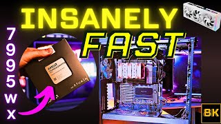 7995WX Threadripper Build  Worlds Fastest PC [upl. by Bernard512]