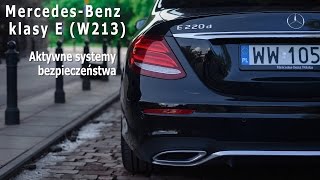 MercedesBenz klasy E W213 zaawansowane systemy bezpieczeństwa  1001cars [upl. by Dosia638]