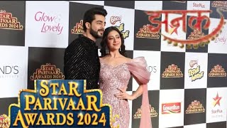 Jhanak aur Anirudh Ki Jodi Ne Star Parivar Awards Me Bikhera Rang [upl. by Ellak462]