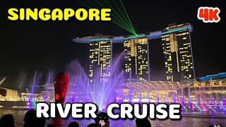 A Magical Singapore River Cruise  Enjoy the Breathtaking Night Views from Clarke Quay to Marina Bay [upl. by Ariad]