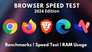 Chrome Vs Firefox Vs Brave Vs Edge Vs Arc  Speed Test  Ram Usage  2024 Edition [upl. by Akeme]