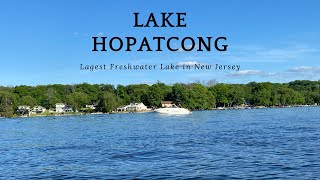 Lake Hopatcong  Lake Hopatcong State ParkHopatcong State Park NJ Largest Lake in New Jersey [upl. by Ikir]