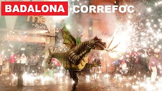 Badalona Festes de Maig 2023  CORREFOC Barcelona Spain 4K [upl. by Canning]