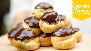 How to Make Nutella Profiteroles  Cupcake Jemma [upl. by Eirased]