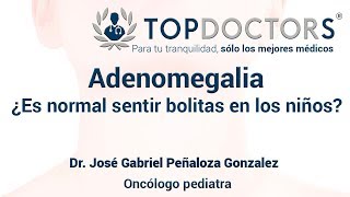 Adenomegalias ¿Es normal sentir bolitas en los niños [upl. by Eugenio]