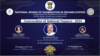 Convocation of National Toppers 2024 NBERRCI [upl. by Zitella]