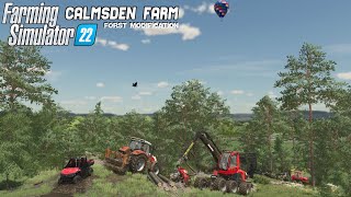 ABATTAGE EXPLOITATION FORESTIERE 🌲 Farming Simulator 22  Episode 7 [upl. by Sculley]