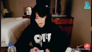 BTS Jungkook singing Euphoria live in Vlive [upl. by Cheshire639]