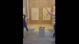 Bad Axe Throwing in Surrey BC [upl. by Kimmi830]