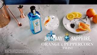 Orange amp Peppercorn Twist con Bombay Sapphire [upl. by Dreyer356]