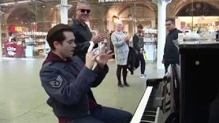 TOP 5 BEST BOOGIE WOOGIE PIANO PERFORMERS AT AIRPORTS [upl. by Mauri81]