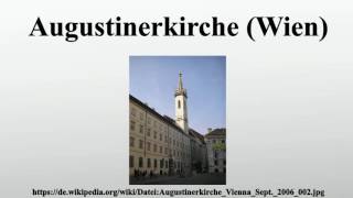 Augustinerkirche Wien [upl. by Olga]