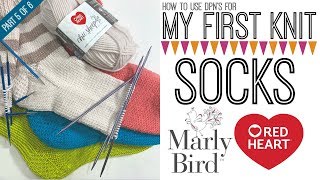 My First Socks with Marly Bird Part 5 of 6 [upl. by Gnov]