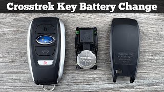 2016  2024 Subaru Crosstrek Key Fob Battery Replacement  How To Change Replace Remote Batteries [upl. by Sedgewake]