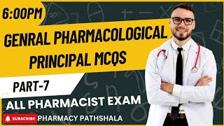 General Pharmacological Principal MCQs PART7  GPAT  NIPER  RRB PHARMACIST  DRUG INSPECTOR [upl. by Tsirc]