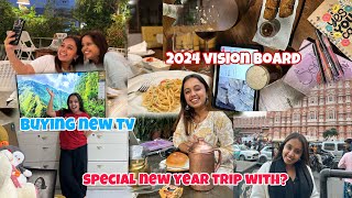 Surprising my sister 2024 Vision board Pointless vlog🙋🏻‍♀️ [upl. by Matilde]