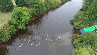 Shrewsbury Triathlon amp Quad from the sky [upl. by Nilerual]