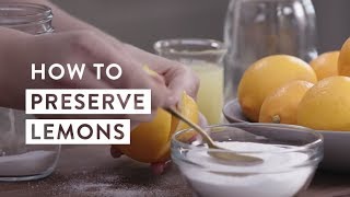 How to Preserve Lemons  goop [upl. by Arrec489]