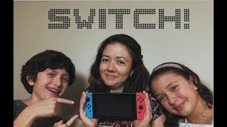 MOM SAID YES  an unofficial unboxing of the nintendo switch [upl. by Alekehs945]