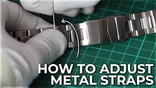 How to adjust Metal Watch Straps [upl. by Remoh257]