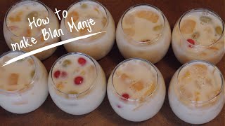 Haitian Recipes Haitian Coconut Fruit Dessert  Blan Manje [upl. by Doraj]