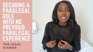 How I secured a paralegal role with no previous paralegal experience  The legal diaries [upl. by Nigem114]