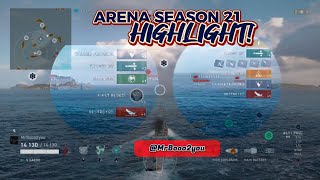 GAEDE  Season 21 Arena Highlight wowsl wowslegends arena games destroyer torpedo [upl. by Llevrac363]