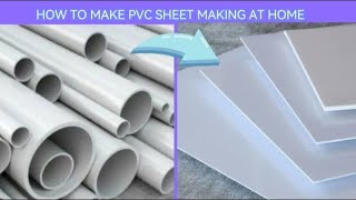 HOW TO MAKE PVC SHEETS [upl. by Valida]