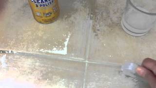 How to Clean grout fast and easy with BAR KEEPERS FRIEND [upl. by Beka118]