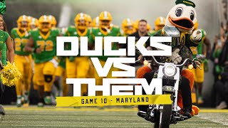 Ducks vs Them  2024 Oregon Football Game 10  quotFirst AllTimequot [upl. by Nylatsyrc]