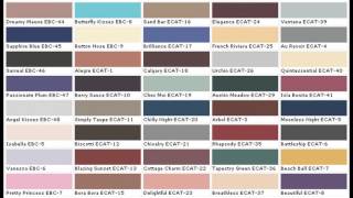 Exterior Paint Color Charts [upl. by Ynnelg]