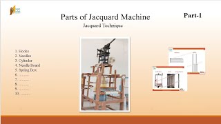 Parts of Jacquard loom  part1 functions  handloom  jacquard  weaving [upl. by Grand]