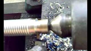 LATHE MACHINE THREADING [upl. by Olegnaid]