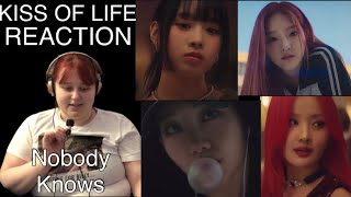 KISS OF LIFE Nobody Knows MV REACTION [upl. by Joela]