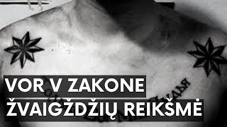 Vor v zakone žvaigždės reikšmė Ir jų vietos ant kūno [upl. by Ivie]