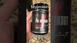 My Goto PreWorkout MyProtein The PreWorkout Review [upl. by Towroy400]